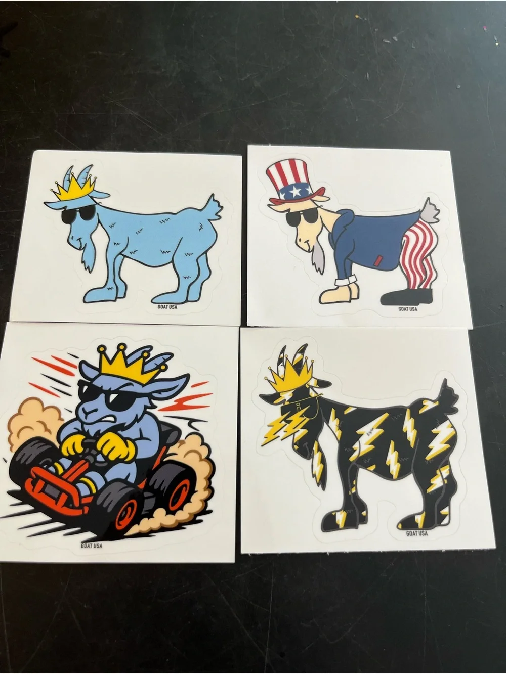 GOAT USA Kids Sticker Set - Multicolor Goat Characters